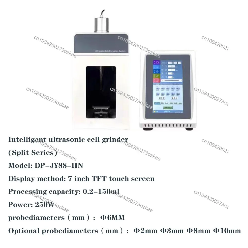 High Quality Lab Ultrasonic Homogenizer 0.2~1800ml with LCD Large Screen Display 4.3 Inch/7 Inch Display Screen