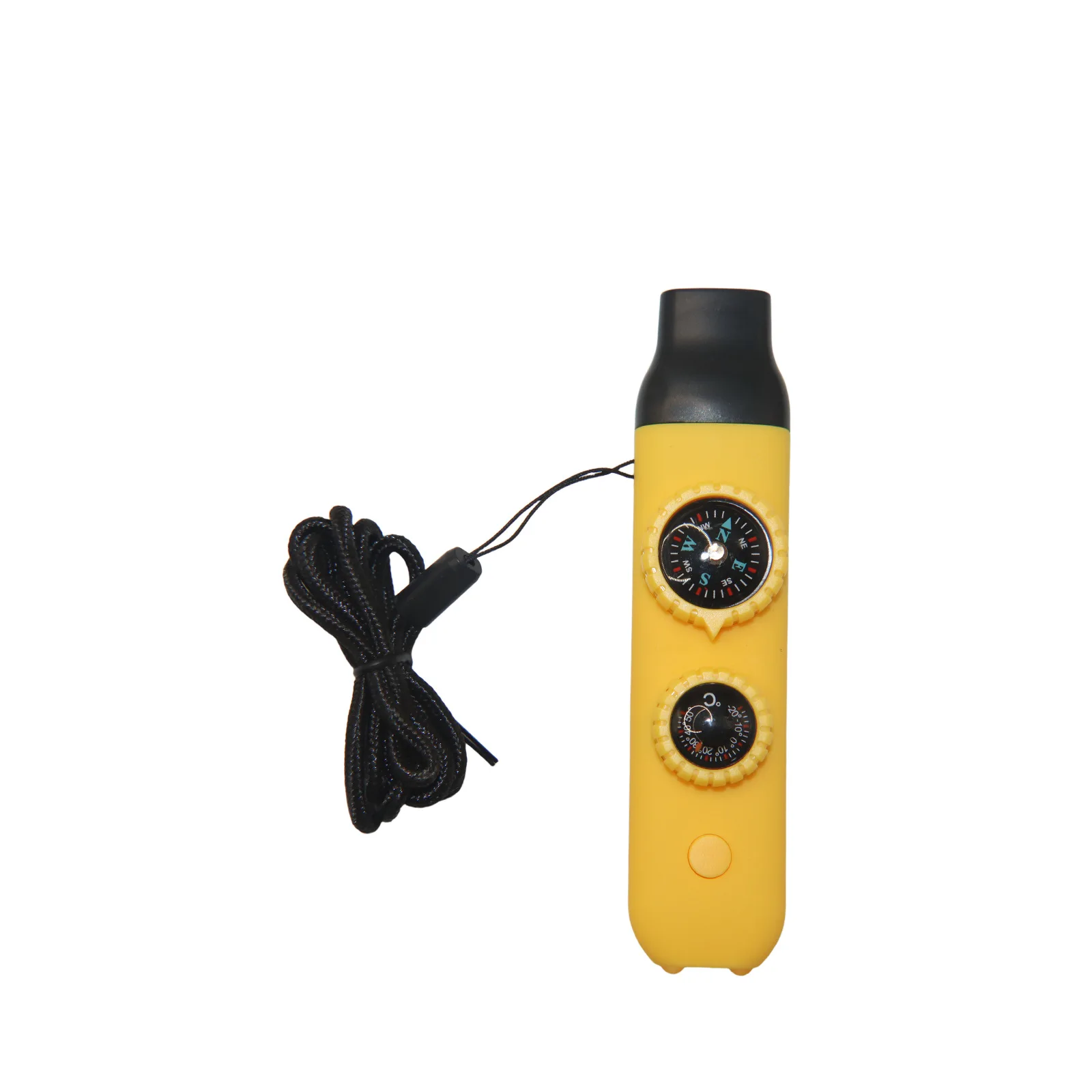 7in1 Multifunctional Survival Whistle With LED Light Magnifier Portable Survival Whistle Tool With Compasses Function