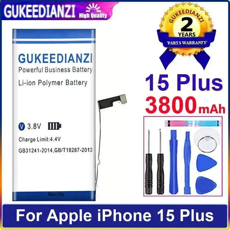 

For Apple Iphone 15 Plus 3800Mah High Performance Mobile Phone Battery