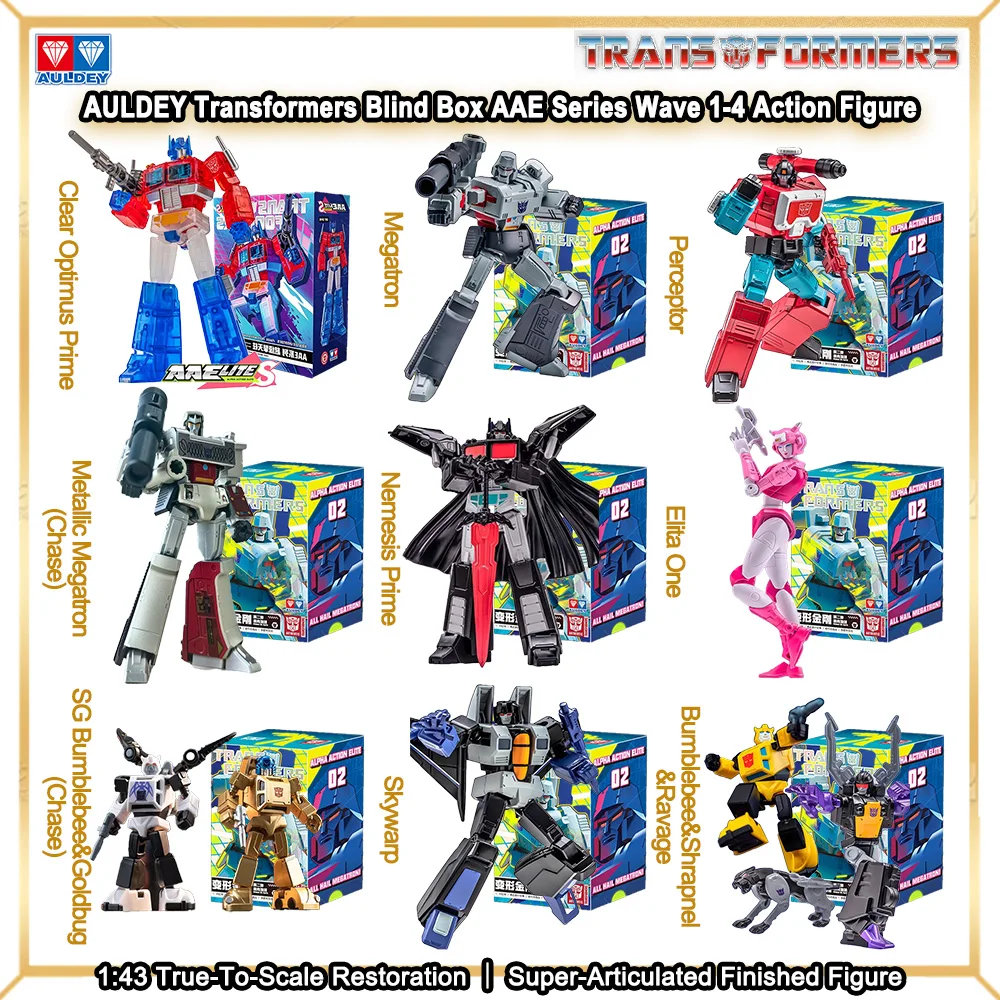 Optimus Prime Transformers G1 Toys AULEDY Super Articulated Model Blind Box Megatron Galactic Action Figure Fast Shipping Gifts