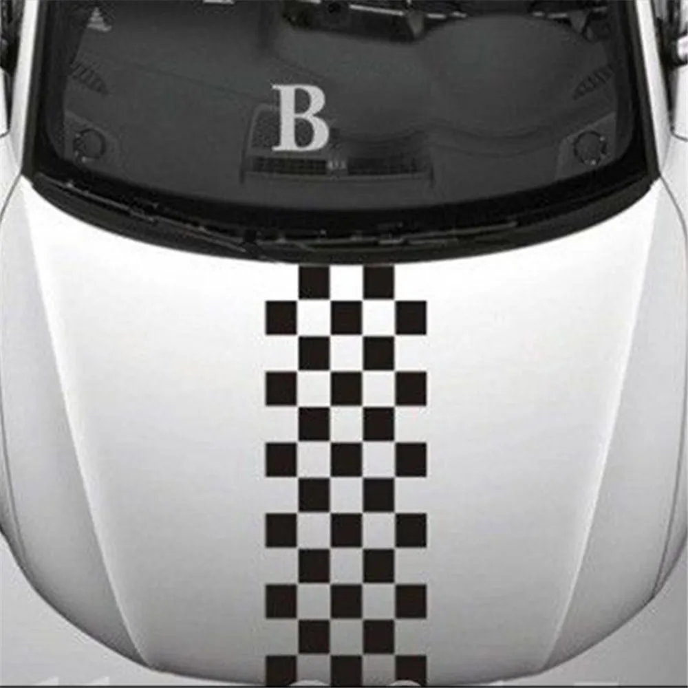Adesivo de carro capô, Adesivos personalizados Stripe, Adesivo corporal modificado automaticamente, Acessórios de carro de venda quente, Decoração