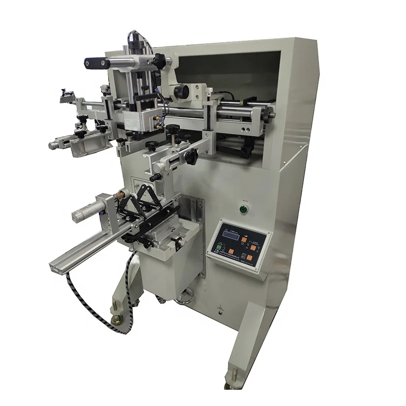 Gelas kertas silinder mesin sablon sutra printer layar untuk pencetak cangkir plastik