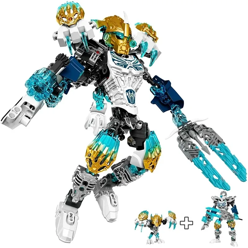 Warriors Actiefiguren Bionicle Bouwstenen Bricks 2in1 Lewa Tahu Onua Umarak de Destroyer Speelgoed Jongen Kid Kinderen Geschenken