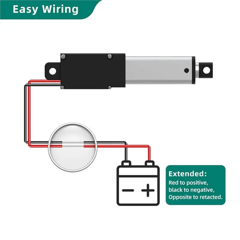 AB41-12V Miniature Linear Actuator (10Mm Stroke, 30Mm/S, 20N) Suitable For Robotics And Smart Home Applications.