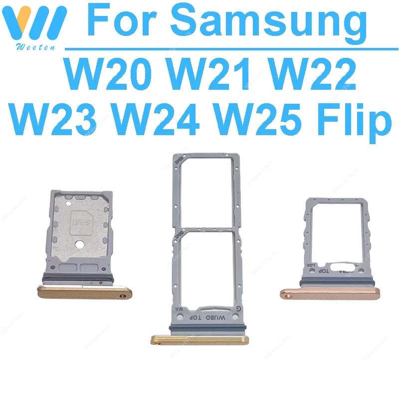 

Держатель лотка для SIM-карты для Samsung W20 W21 W22 W23 W24 W25 Flip W2020 W2021 W2022 W7023 W7024 W7025 Восстановленные детали