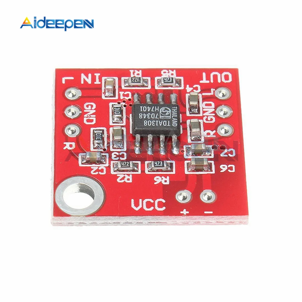 Stereo TDA1308 Headphone Amplifier Board Headset Amp Preamplifier Board 3V-6V Audio Sound Speaker Modulo Amplificador