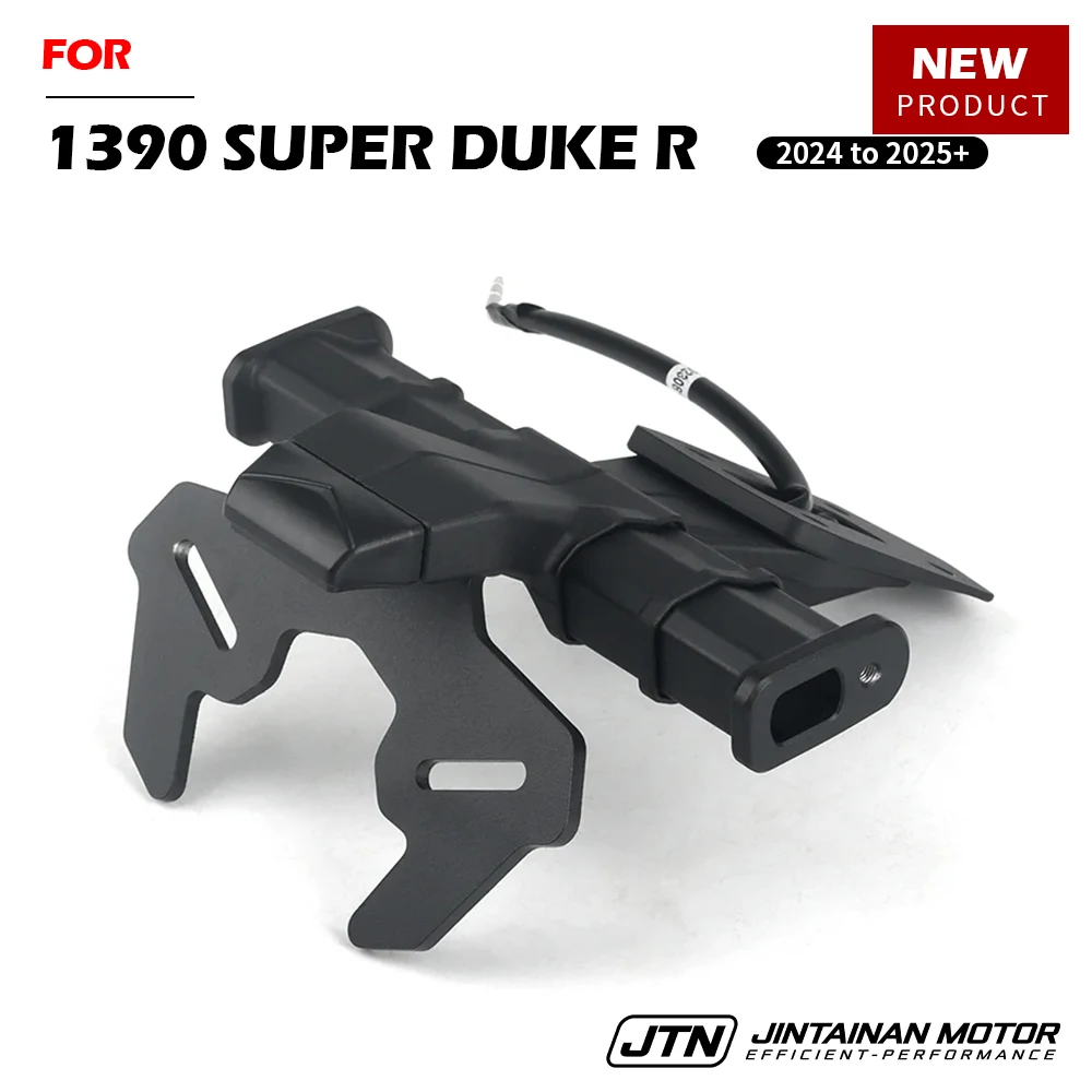 

1390 990 Super Duke R 2024-2025 + Motorcycle Rear License Plate Holder For DUCATI LED Light Short License Number Plate Racket