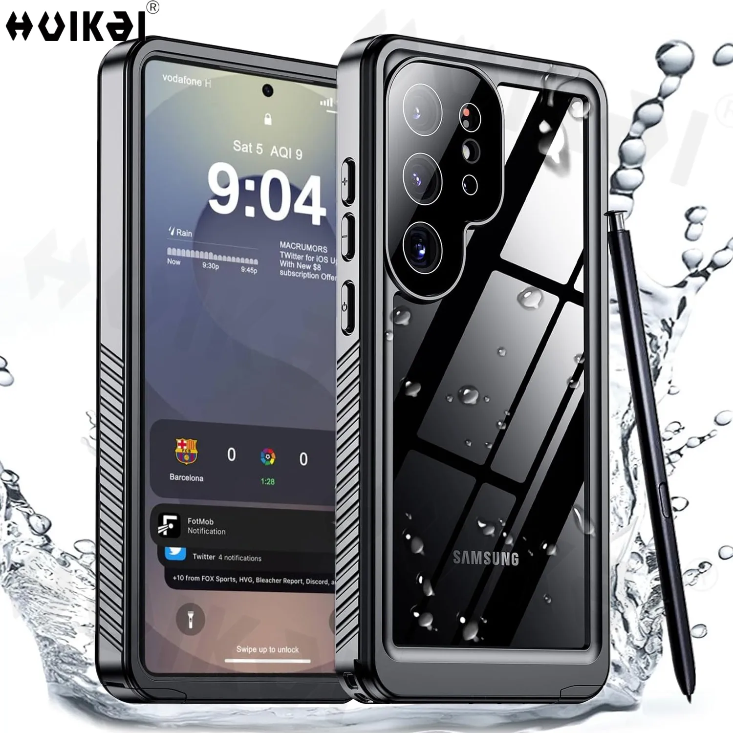 Waterdichte hoes voor Samsung Galaxy S26 Ultra S26 Plus Samsung Galaxy S25 Ultra IP68 Volledige bescherming Heavy Duty Stootvaste hoes - afbeelding 2