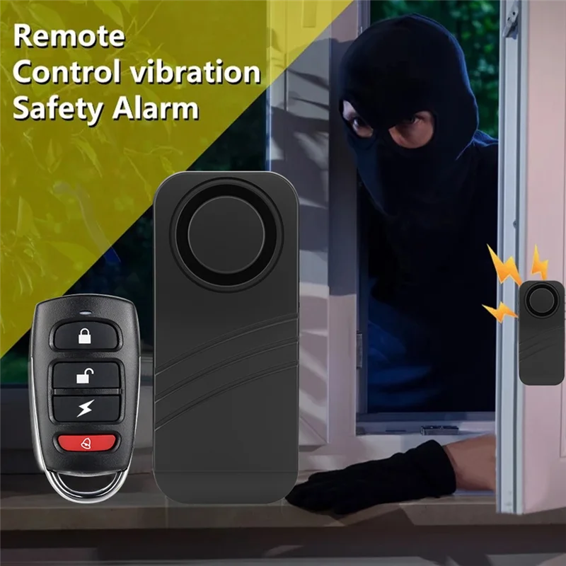 AS62 Antykradzieżowy alarm motocyklowy z pilotem Czarny system bezpieczeństwa Wodoodporny alarm