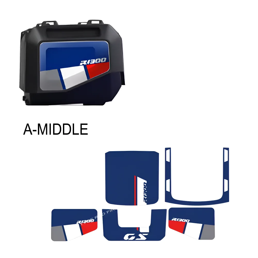 Motorfiets Accessoires Koffer Stickers Kofferbak Midden Side Stickers Voor R1300GS R1300GS r1300 gs 2023 2024 Decal Kit