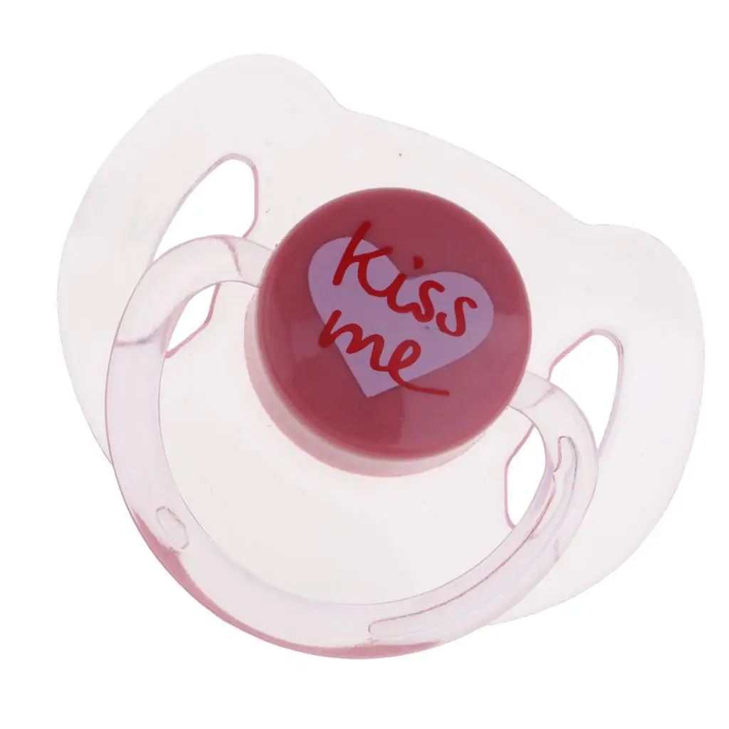 Kunststoff-Schnuller, wiedergeboren, magnetischer Schnuller, Puppenzubehör, Kindergeburtstagsgeschenk, dunkel