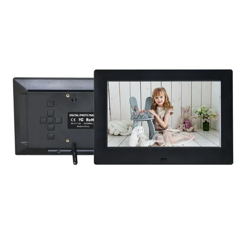 

7 inch digital photo frame high definition photo video playback advertising machine LED electronic gift album