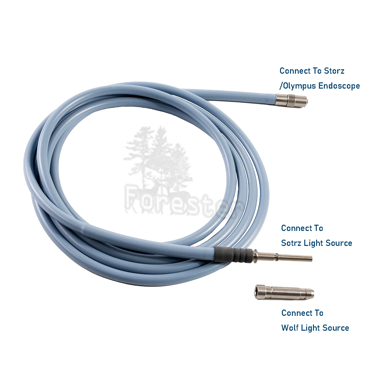 

Кабель-оправделяющий проводник света для эндоскопа Φ4/Φ4.8X1800мм, 2000м, 2500м, 3000м, для лапароскопических операций, оптоволоконный