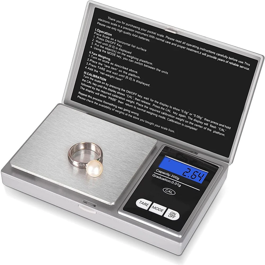 Accurate Diamond Tester Pen with Built-in UV Light and Mini Scale for Quick and Reliable Jewelry and Gemstone Analysis