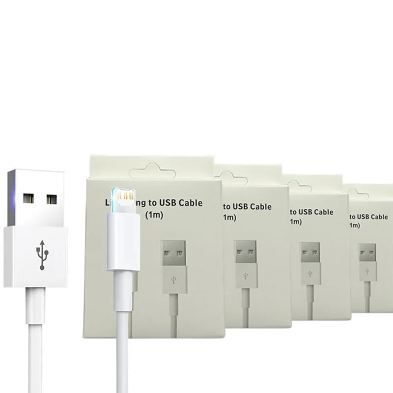 

10PCS 1m 2m USB Charging Data Sync Cable For Apple iPhone 12 11 PRO XS MAX XR 5S SE 6S 7 8 Plus iPad Mini Air 2 3 Charger Line