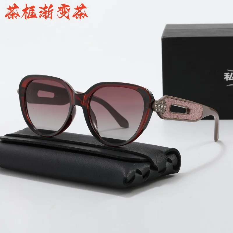 2025 Nuovo marchio occhiali da sole polarizzati montatura ovale donne design di lusso occhiali da sole per il tempo libero all'aperto moda occhiali da sole Gafas De Sol