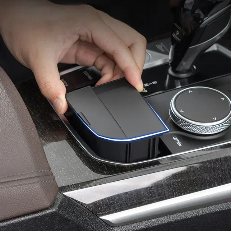 Lhd עבור bmw 2 3 4 x5 x6 x7 f40 g20 g026 g01 g01 g02 g05 g006 g07 i4 אחסון תיבת שינוי מכונית מסוף הילוך המנוף