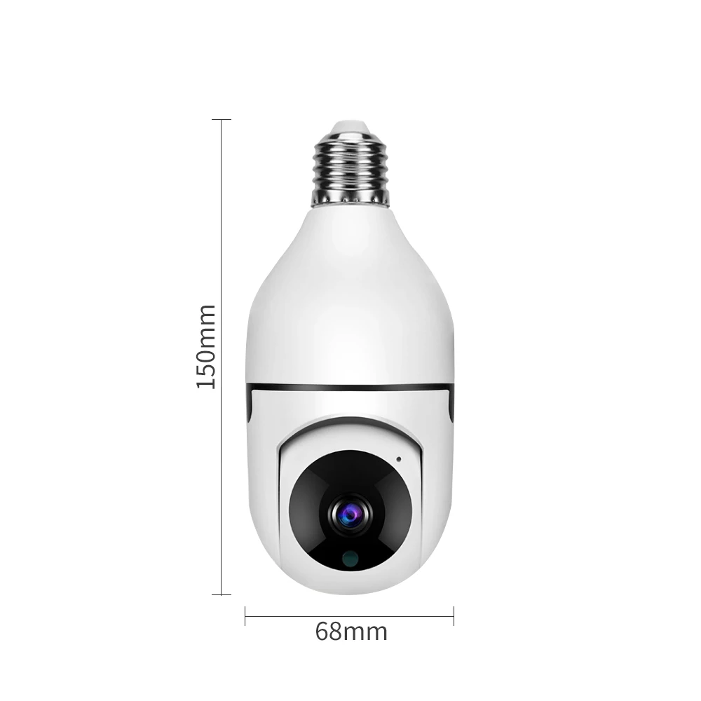 Imagem -06 - Yoosee-mini Câmera de Segurança Doméstica Inteligente sem Fio Lâmpada E27 Wifi 1080p Rotação 360 Áudio Bidirecional