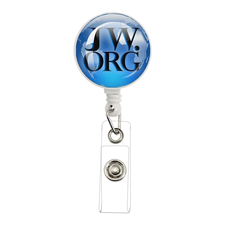 Best Life Ever JW.ORG Jehovah\'s Witnesses Black/White Retractable Badge Reel Work Card Clip ID Name Card Display Tag Staff Card