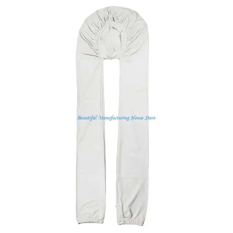 E56A Breathable Skull Hat with Braid Moisture Wicking Durag for Outdoor Activity Adjustable Head Wrap Breathable Scarves