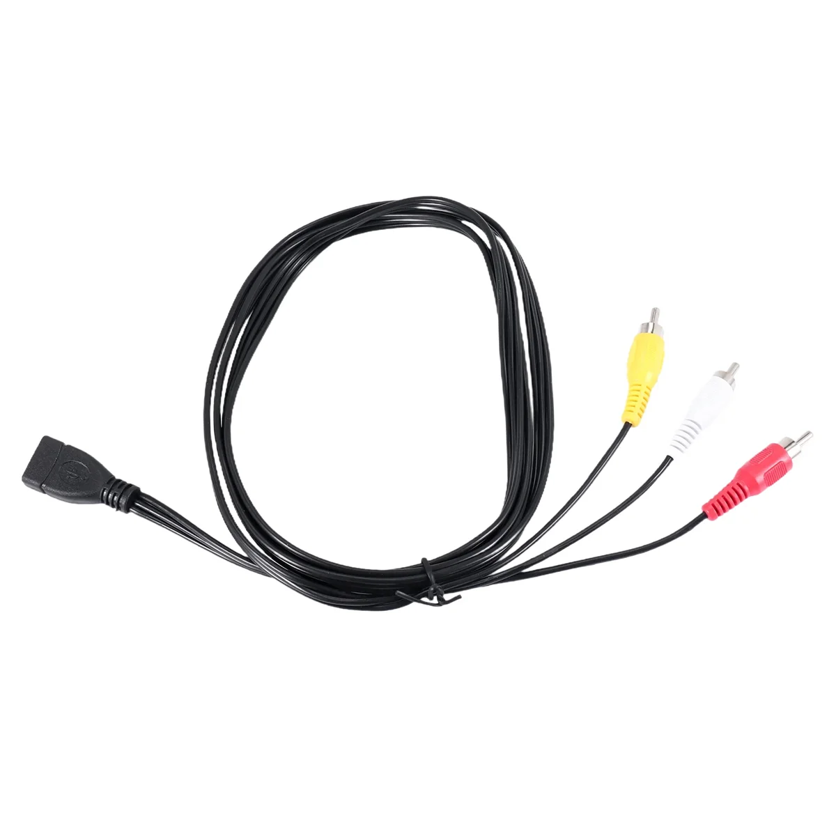 أنثى إلى 3 RCA Phono, Av Cable Lead, PC TV Aux محول فيديو صوتي,