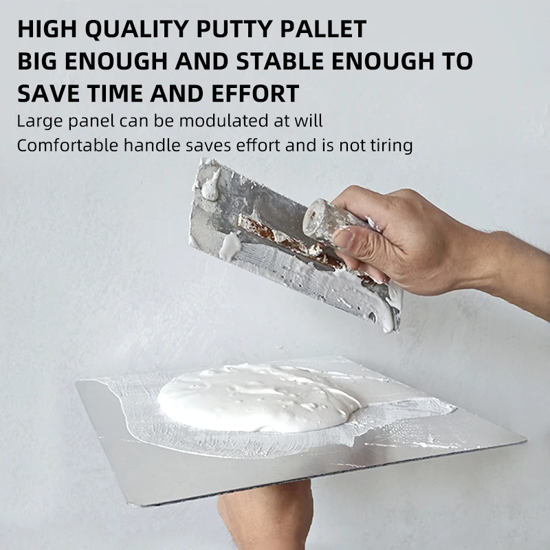 Aluminum Alloy Putty Support Plate Thickened Board With Handle For Home Wall Decoration Coating Tools