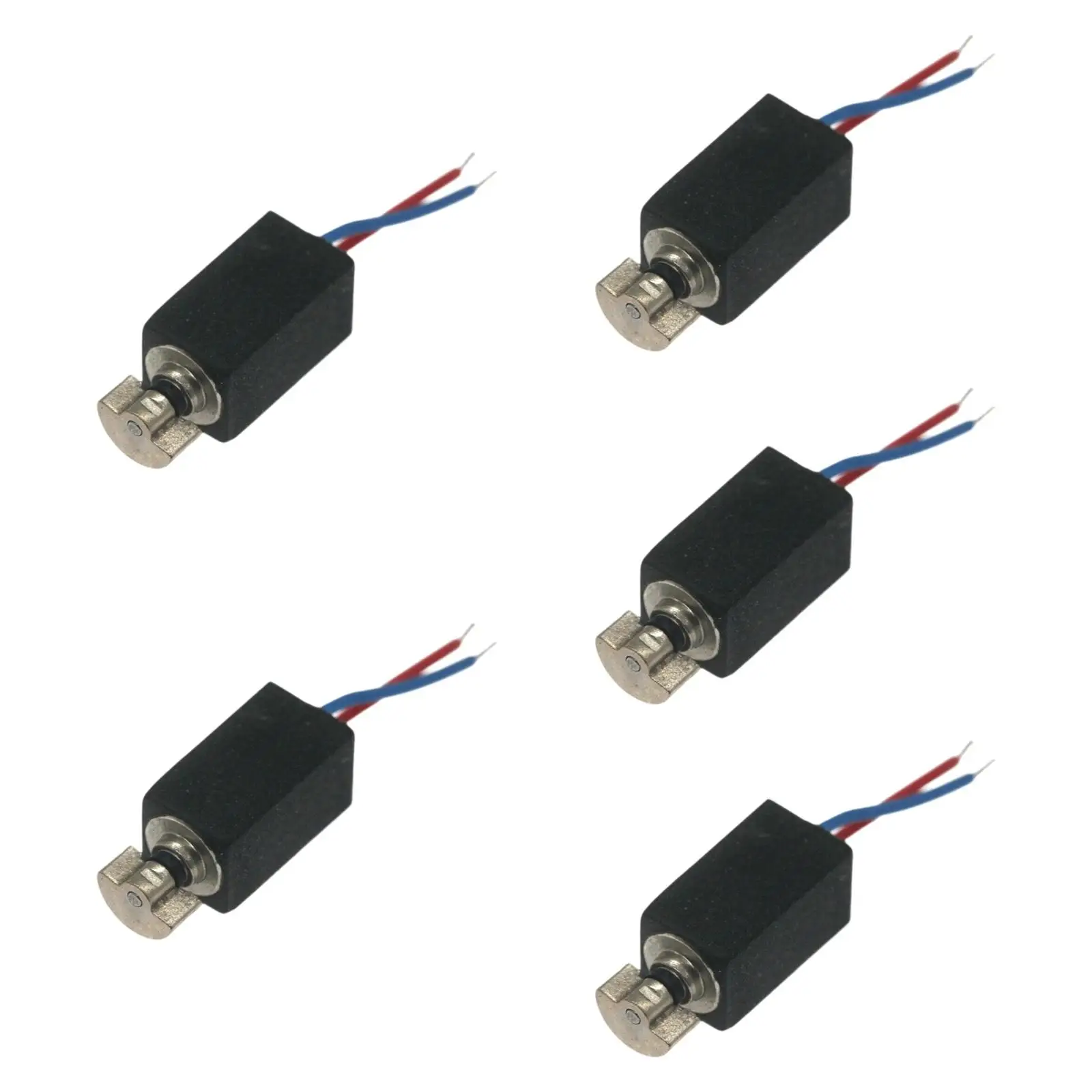 5 Stück 0408 Mikro-Vibrationsmotor, Mehrzweck-90 mA, 0,31 x 0,16 x 0,08 Zoll, Mini-Hohlbecher-Kernlosmotor für kleine Elektronikspielzeuge