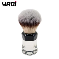 Yaqi Robin Synthetic Hair Clear Handle Men Wet Shaving Brush