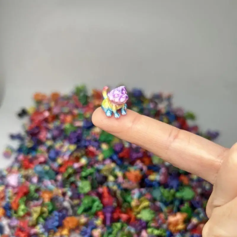 10/20Pcs Mini Animal Figurines Set Cute 3D Printed Dog Figurine Colorful Cartoon Home Decor Shelf Desktop Ornament