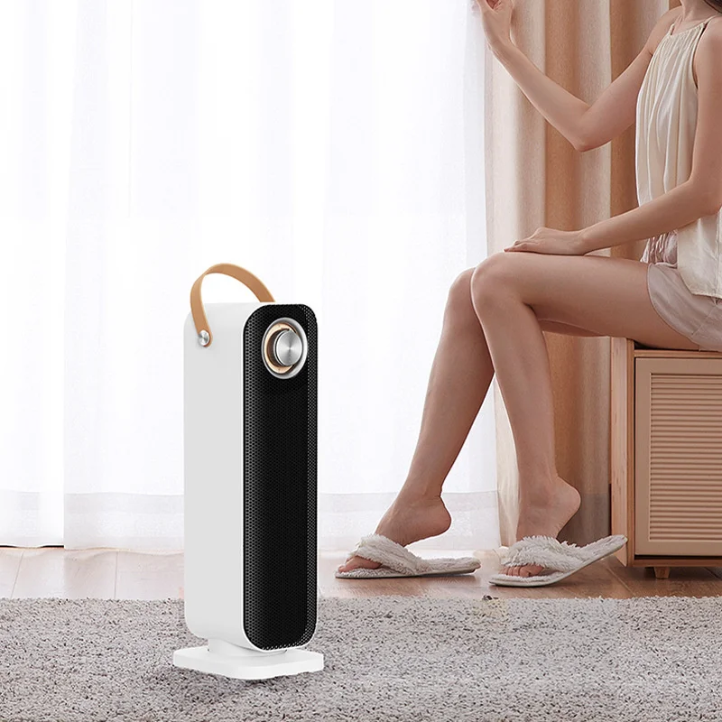 Household Desktop Hot Air Vertical Heater 2000W Mini New Energy-saving Heater with Adjustable Wind Speed In 3 Levels