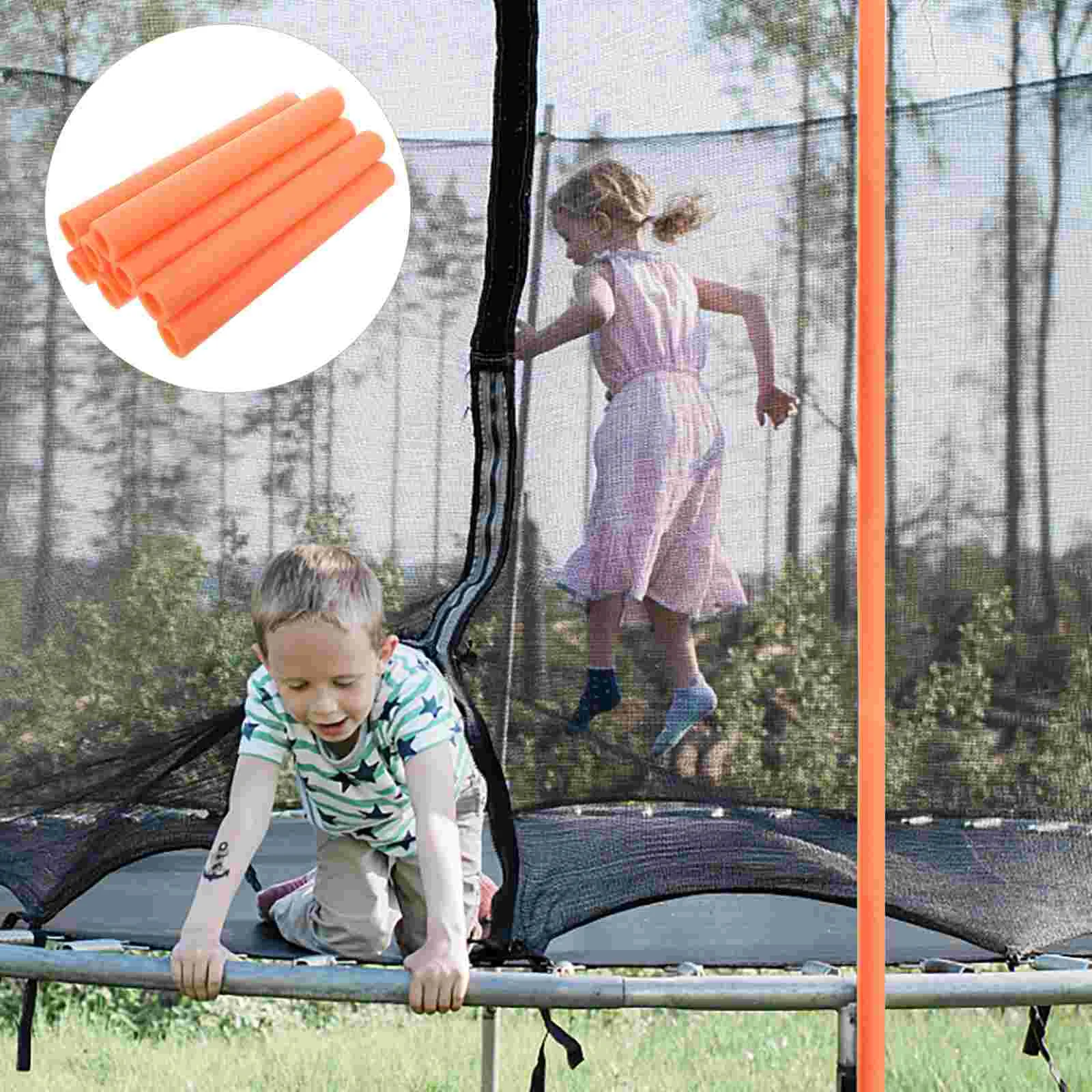 10 pièces garde-corps Trampoline Anti-collision Tube enfant pôle mousse manches Pe couvre