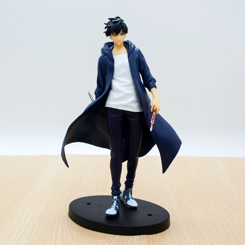 재고 있음 솔로 레벨링 (애니메이션 버전) 피규어 성진우 액션 피규어 21cm PVC 수집 모델 피규어 디스플레이 애니메이션 상품