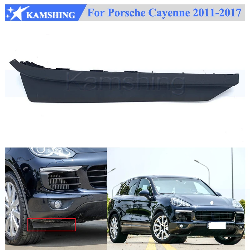 

Kamshing Front Bumper Spoiler Mudguard Lower Guard Board Plate For Porsche Cayenne 2011-2017 Front Bumper Inner Fender Lining