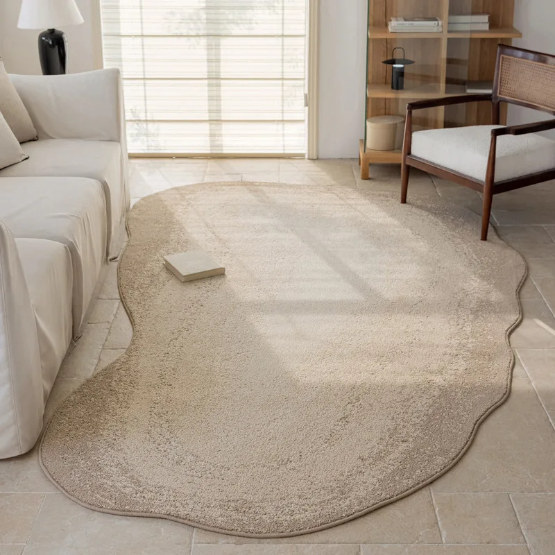 Modern simple special-shaped cloud bedside carpet cool high-end floor mat household irregular long floor mat