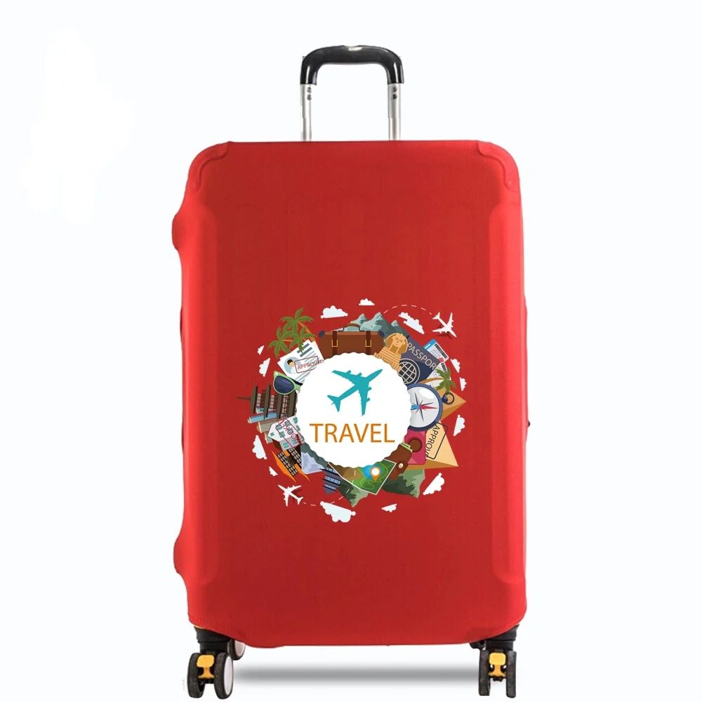 Luggage Protective Covers Luggage Cover Suitcase Protector Travel Accessories Fit 18-32 Inch Luggage Boot Travel Printing Series