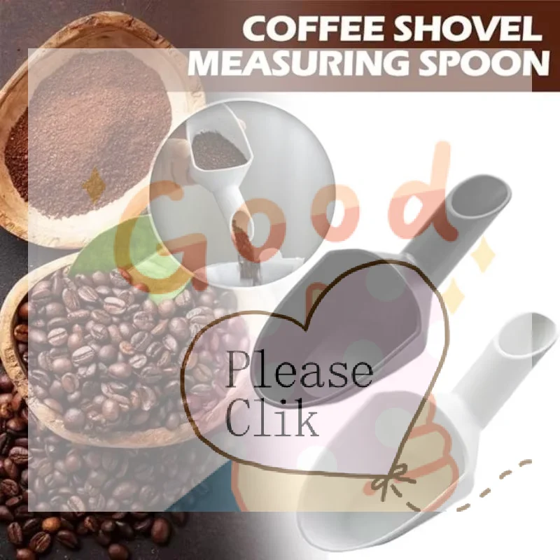 【HG】1Pcs Funnel Type Espresso Powder Shovel Coffee Bean Weighing Spoon Dispensing Tray Suit For Coffee Loose Tea Weighing
