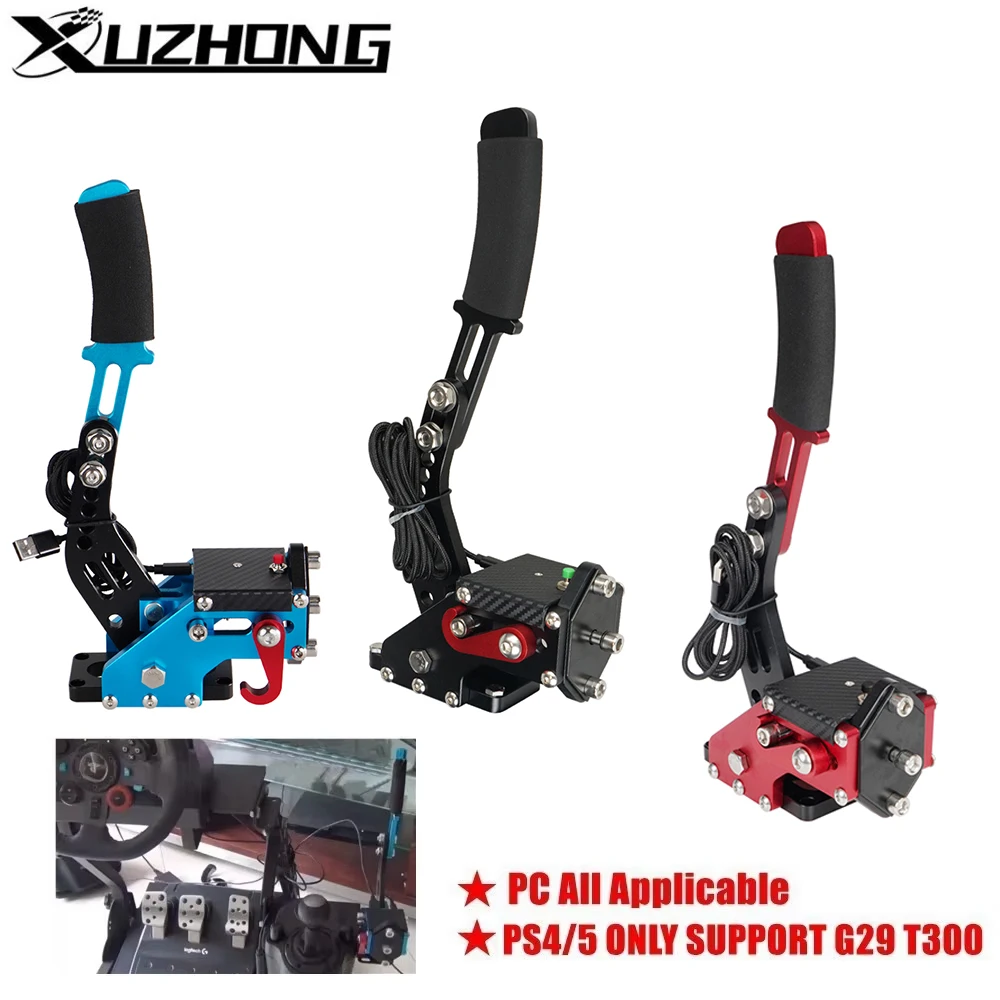 PS USB Handbrake Only Support Logitech G29 T300, XBOX Support G920, PC All Steering Wheel SIM Dirt Rally Racing Games Equipment