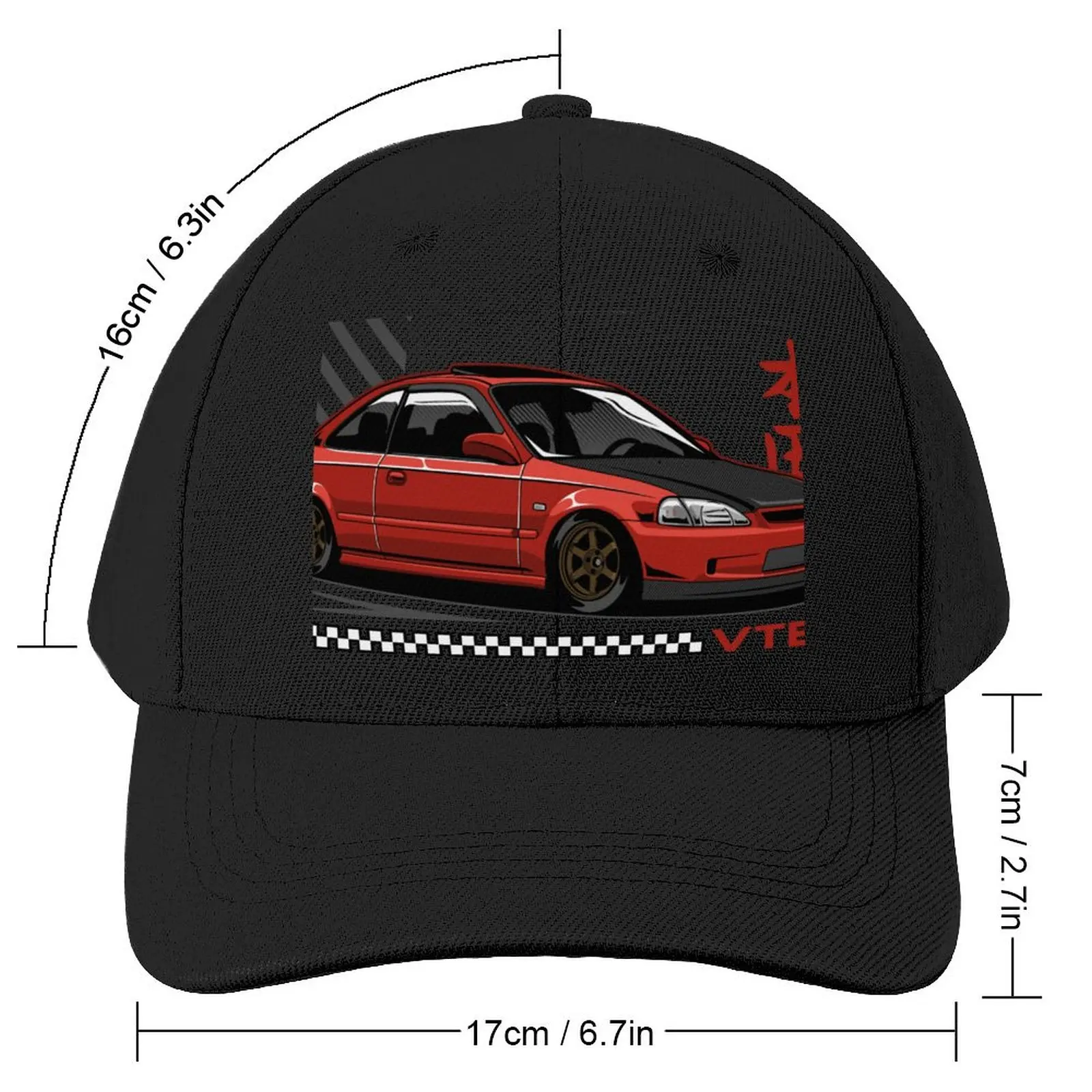 Civic EK Coupe Baseball Cap funny hat Visor Hat For Women 2023 Men'S