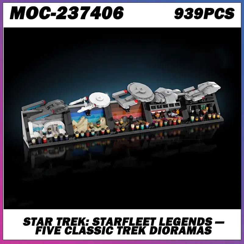 

MOC Building Block Space Wars Series Gray Spaceship Creative Brick Model Education Toy Birthday Adults Gifts MOC-237406 939PCS