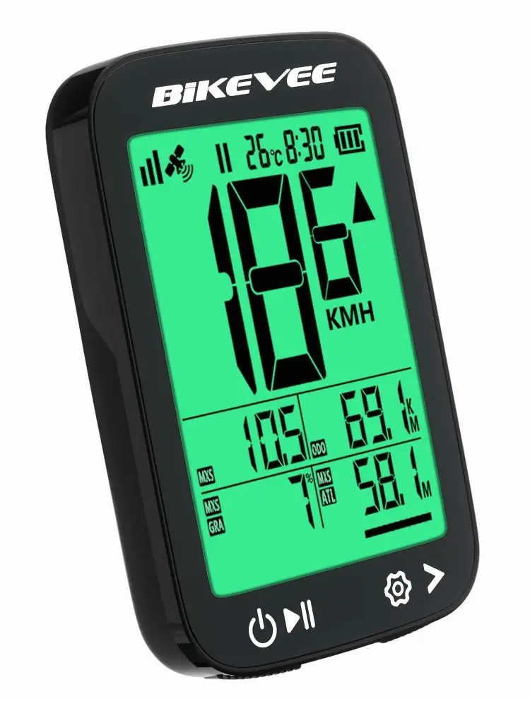 AliExpress Bikevee GPS Bike Computer Wireless Waterproof Bicycle Speedometer Odometer Stopwatch Road Bike MTB with LCD Display Cycling Accessories