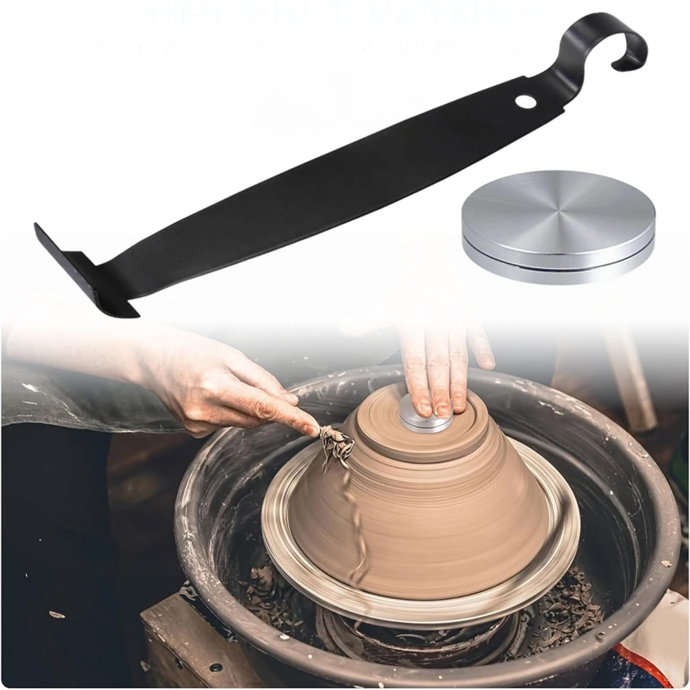 

Dual-Head Pottery Tools Set: Precision Sculpting Double Ended Pottery Tool And Throwing Trimming Spinner Tool