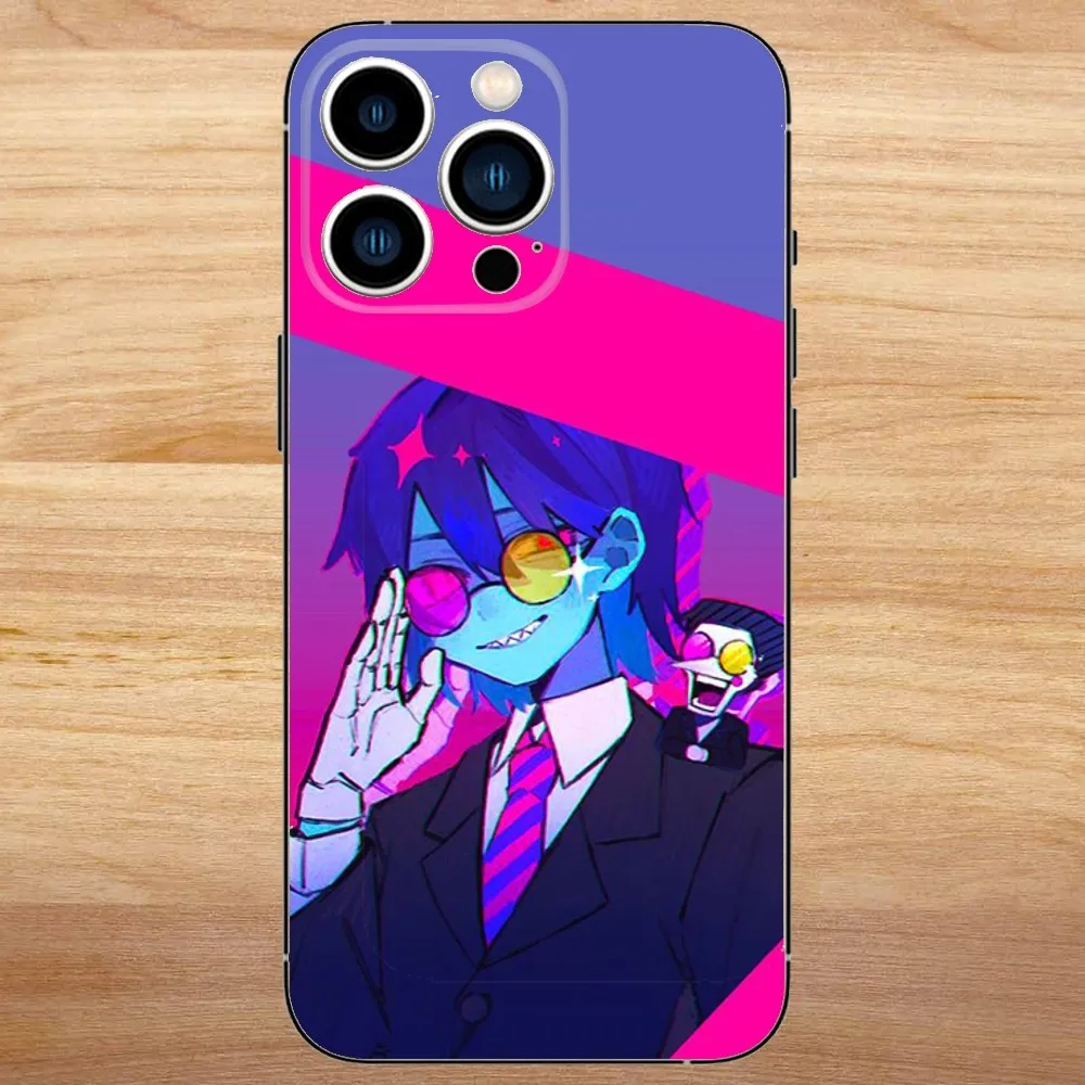 D-Deltarune Kris Game Phone Case For iPhone 16,15,14,13,12,11,Pro,Max,Plus,Mini,X,XS,XR,8,7,6,S,Plus,SE Soft Black Case