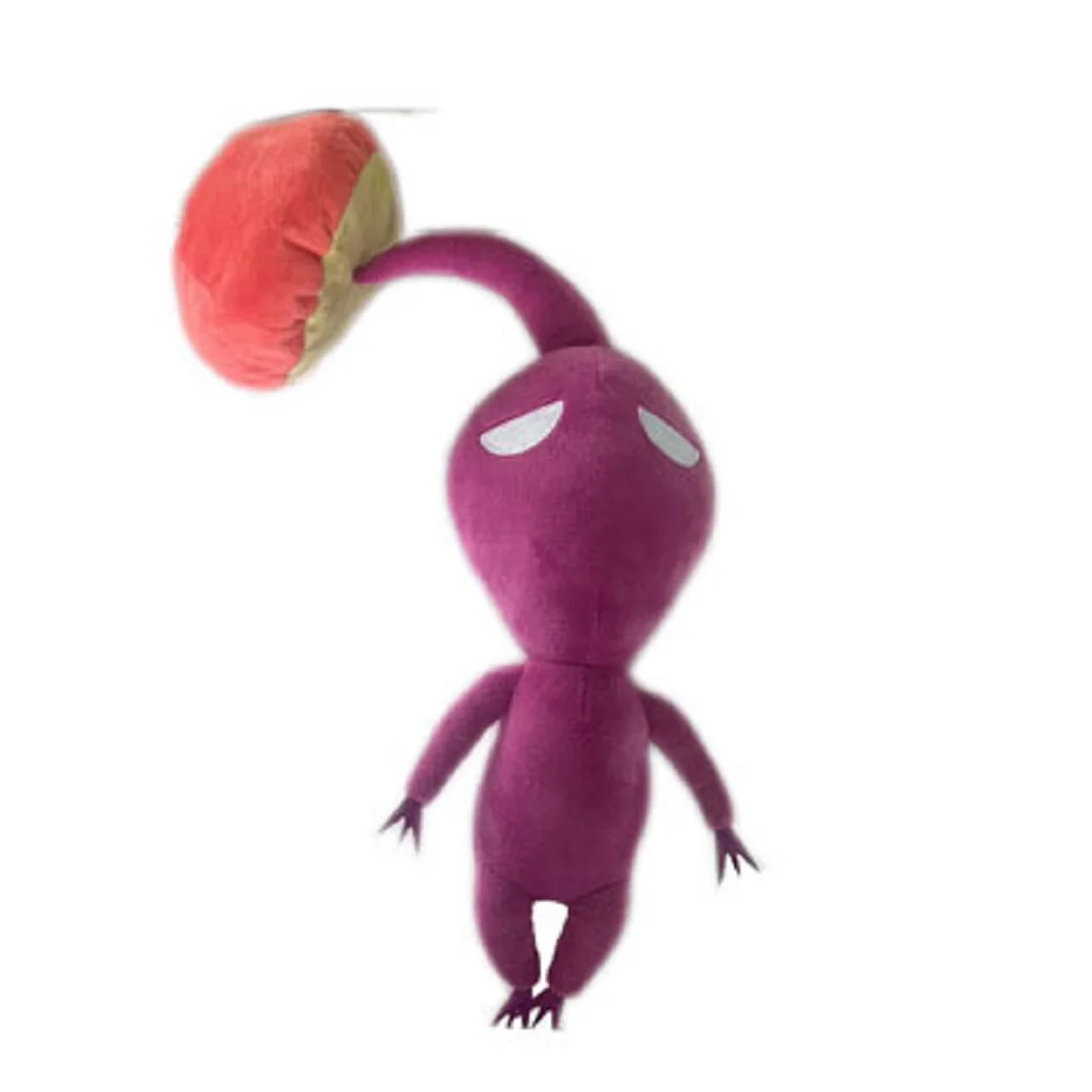 Pikmin Plüschpuppe Spiel Olimar Blume Blätter Knospe Chappy Bulborb Weiches Stofftier Rot Gelb Geschenk für Kinder Fans Geburtstag