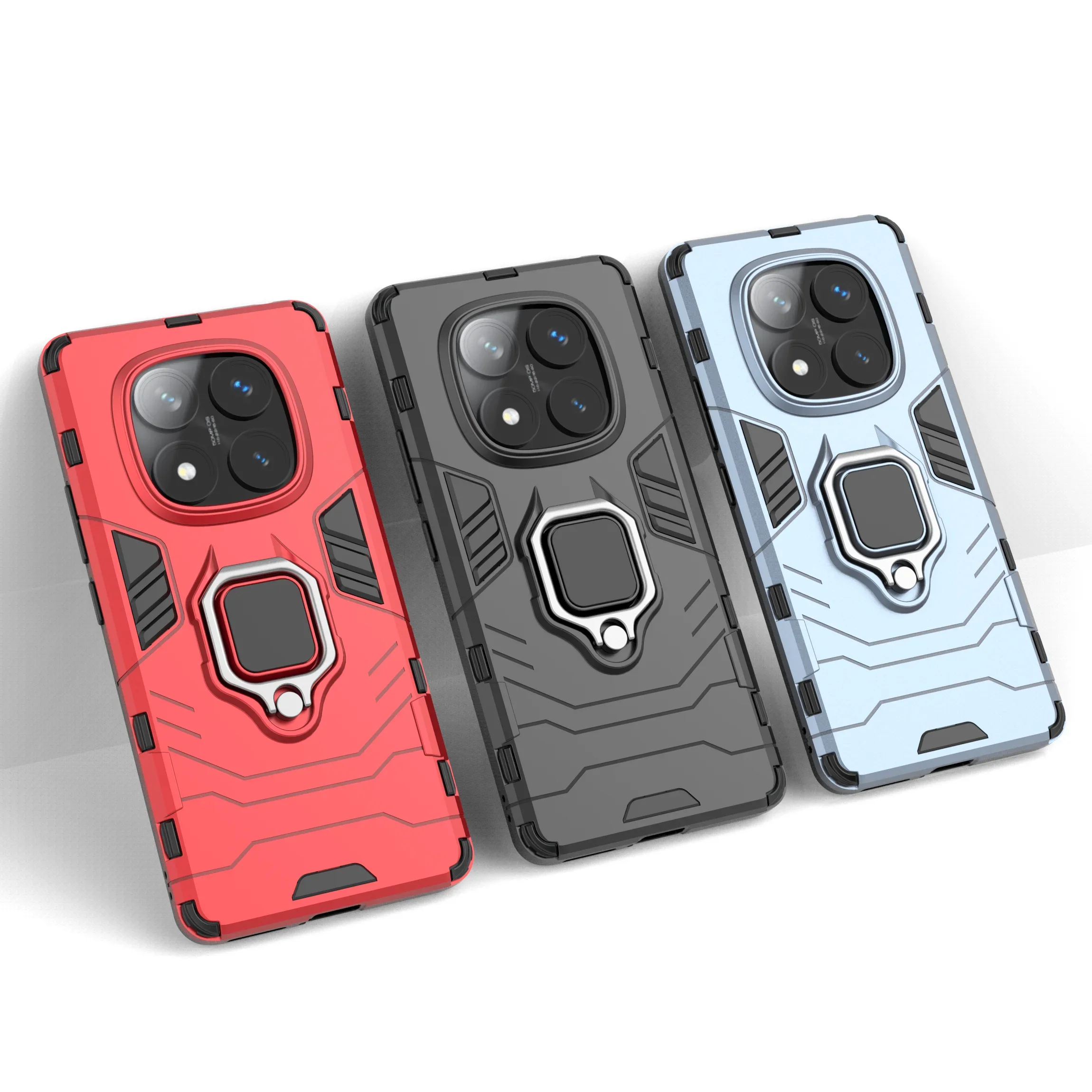 Per Redmi Note 14 Pro 4G Custodia Redmi Note 14 Pro Cover Coque Funda Armatura Anello per dito Custodia posteriore per PC Redmi Note 14 Pro Plus