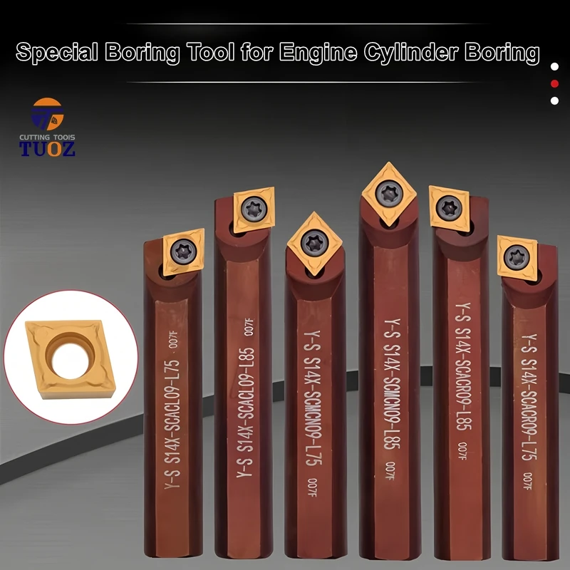 

TUOZ SCACR SCACL SCBCR SCBCL SCMCN 09 Держатели внутреннего расточного инструмента для экскаватора с ЧПУ Расточный станок S14X S16X L45-L95