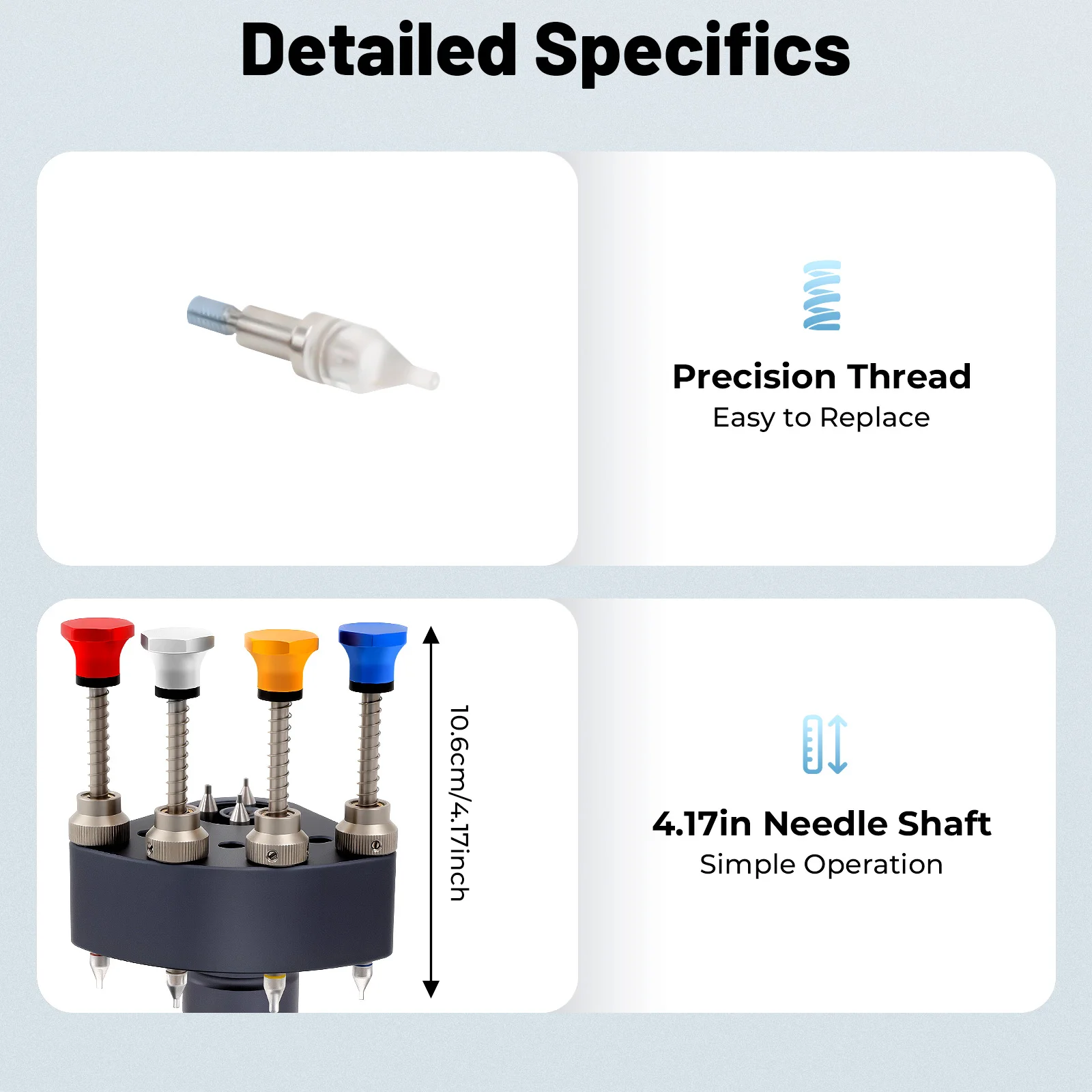 Игольчатый погрузчик, 4-контактный ручной прижимной инструмент для часов со стальными и акриловыми насадками для профессионального ремонта часов