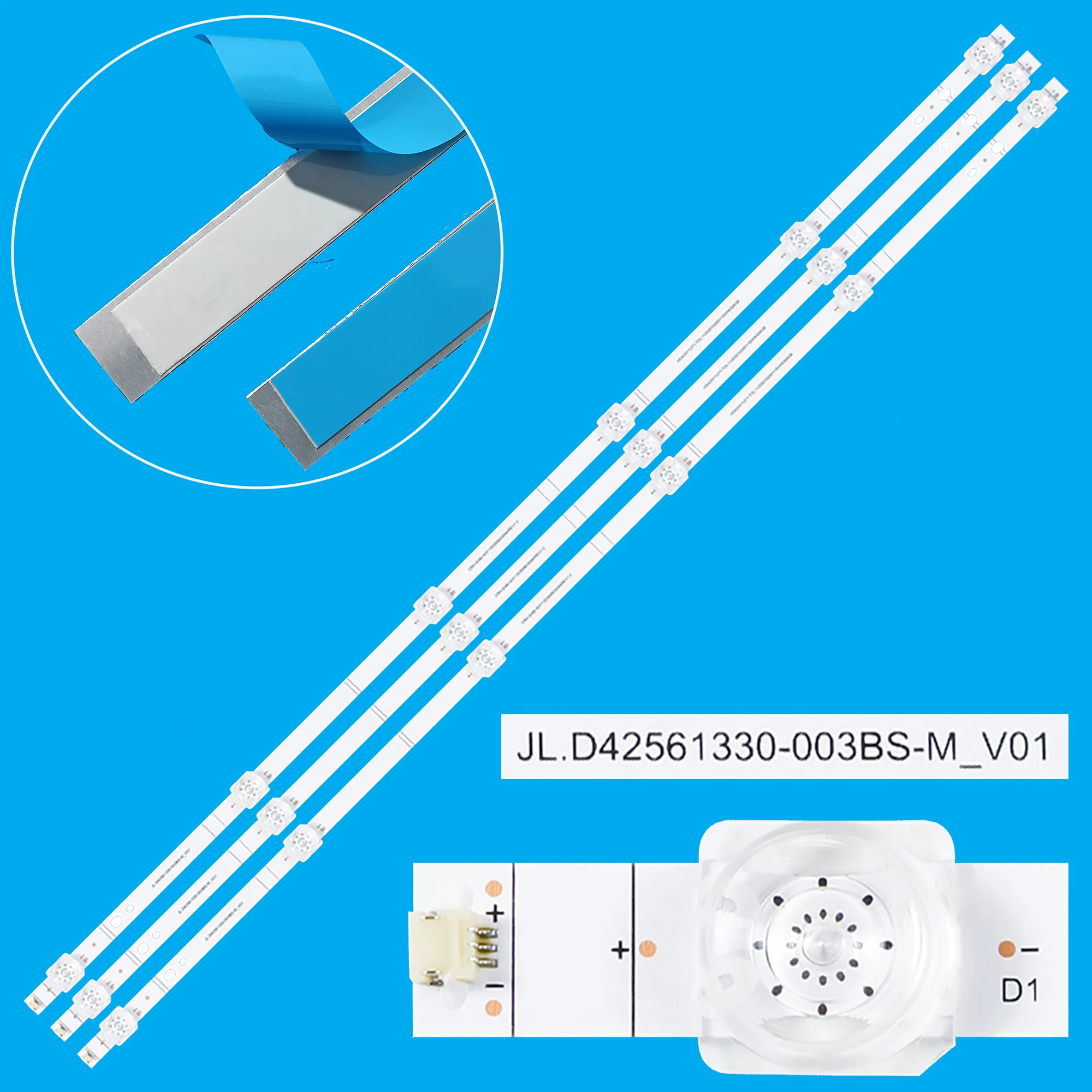 

Лента светодиодной подсветки для 43A53FEVS 43R7G5 43A6FG 43A6K 43A3F 43A6GTUK CRH-BXBT43Y1303006030AKREV1.0 HD425Y1U51-T0L1\S0\FM\ROH