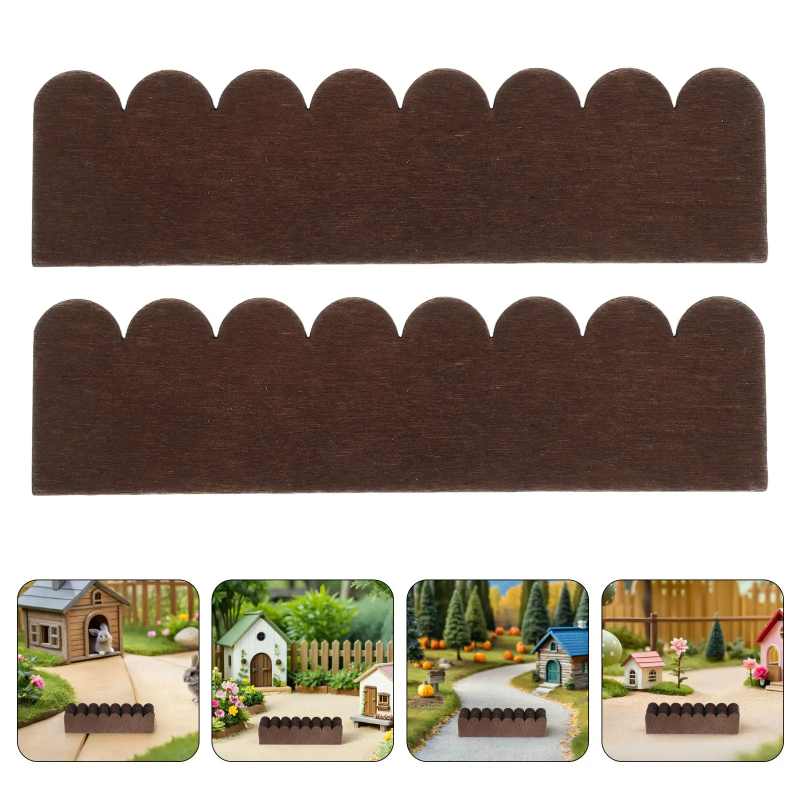

50 шт. миниатюрной черепицы для крыши кукольного домика, узор «рыбья чешуя», деревянные плитки, аксессуары для DIY, набор миниатюрной плитки