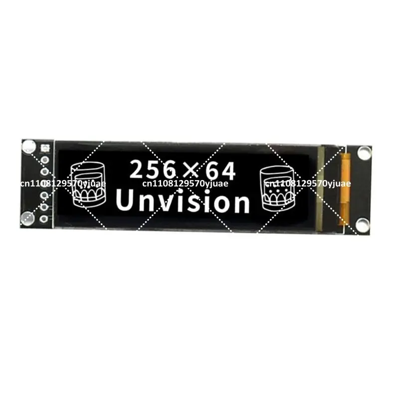 2.08 Inch Monochrome OLED Screen Module, SPI Serial Interface Display Board For Electronic DIY Development