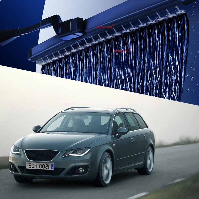 For SEAT LEAON EXEO ALTEA 2000-Present 2pcs Car Modify Windshield Water Spray Wiper Auto Wet Arm Wiper Clean Exterior Accessory